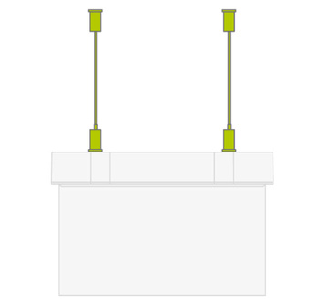 Zestaw montażu zwieszanego SUPREMA