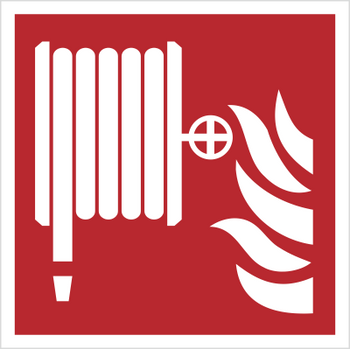 Znak hydrant wewnętrzny (F02) Techem