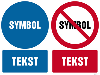 Znak na zamówienie Wzór S-505 na folii samoprzylepnej
