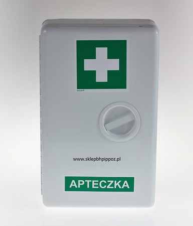 Apteczka metalowa E 40 zamek EURO