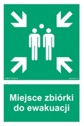 Znak miejsce zbiórki do ewakuacji (AF007) Signproject