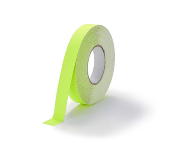 Taśma antypoślizgowa 25mm/18m żółta fluorescencyjna