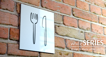 Znak Restauracja whiteSERIES