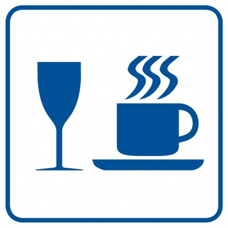 Znak Bistro na płycie PCV (RA032)