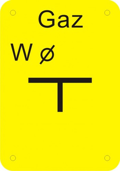 Znak tablica sączka węchowego na płycie PCV (JC003)