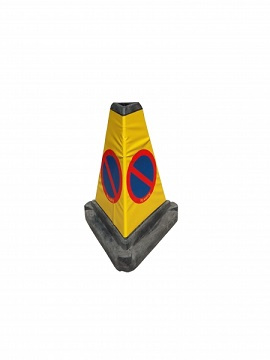 Pachołek drogowy zakaz postoju B-35, 3-side 50 cm