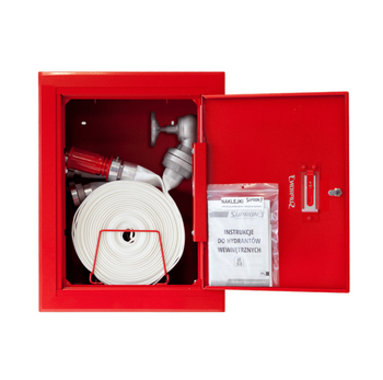 Hydrant wewnętrzny wnękowy uniwersalny DN52 z dodatkowym wężem - SUPRON