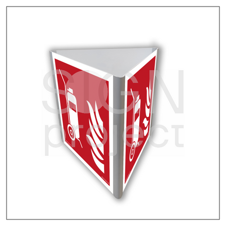 Znak BF809 Gaśnica przewoźna świecący (3D dościenny)