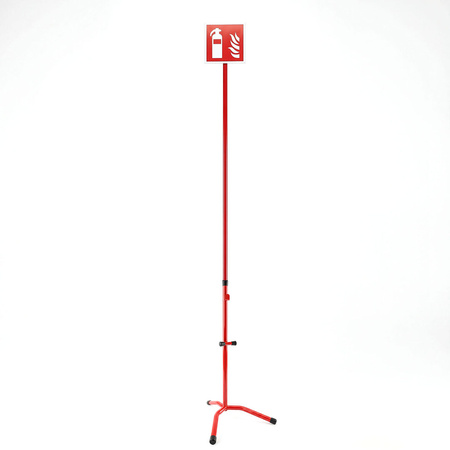 Stojak SP-1M podstawa na gaśnicę pojedynczy z masztem 4-12kg