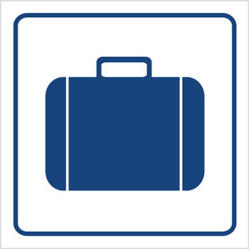 Znak przechowalnia bagażu (823-87)