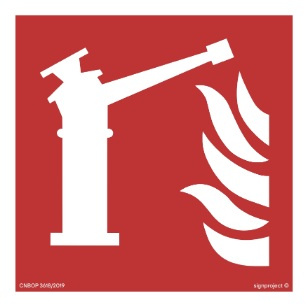 Znak Działko gaśnicze (BF015) Signproject