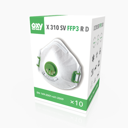 PÓŁMASKA FILTRUJĄCA X 310 SV FFP3 R D