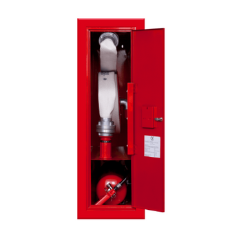 Hydrant wewnętrzny wnękowy boczny DN52 (wąż na zwijadle) z miejscem na gaśnicę - SUPRON