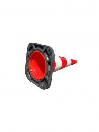 Pachołek drogowy odblaskowy 75 cm PE/PVC/REC certyfikat BASt