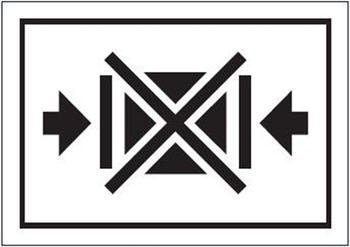 Znak nie chwytać w tym miejscu na Folii Samoprzylepnej (701-25)