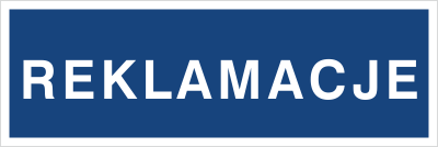 Znak reklamacje na Folii Samoprzylepnej (801-34)