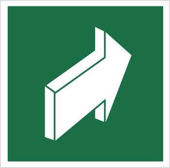 Znak pchać, aby otworzyć  (112) Techem