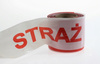 Taśma ostrzegawcza STRAŻ dla straży pożarnej 80mm/100m