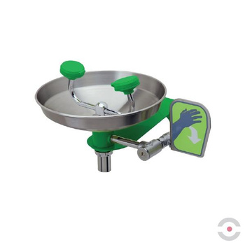 Oczomyjka myjka do oczu i twarzy, misa SN, mocowana do ściany, rurka odpływowa