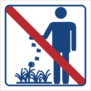 Znak nie śmiecić (823-41)