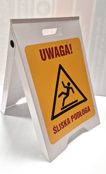Potykacz "Uwaga! śliska podłoga"
