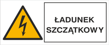 Znak Ładunek szczątkowy na Folii Samoprzylepnej (330-09b)