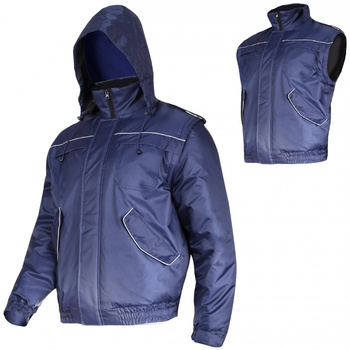 Kurtka ocieplana granatowa 2W1 Lahti Pro