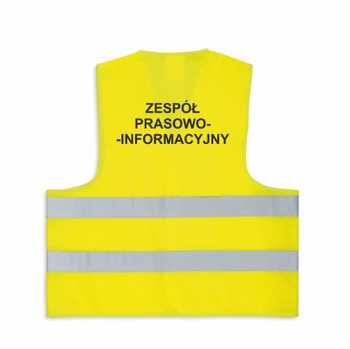 Kamizelka ostrzegawcza z nadrukiem na zamówienie