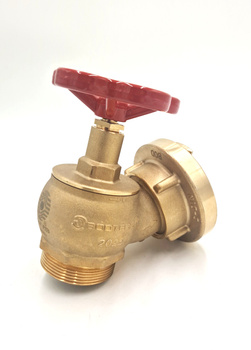 Zawór hydrantowy 52 mosiężny z nasadą mosiężną CNBOP