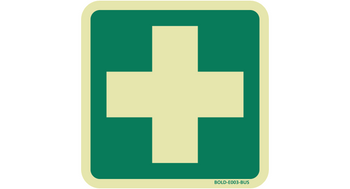 Znak E003-BUS Apteczka