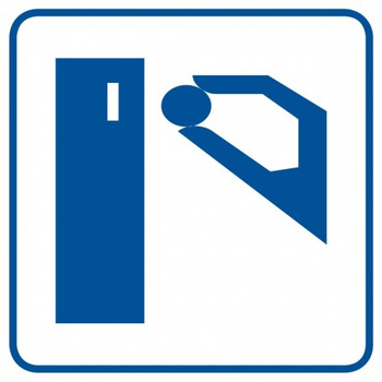 Znak Automaty na żetony na płycie PCV (RA046)