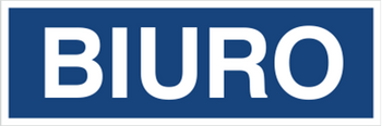 Znak biuro (801-01)