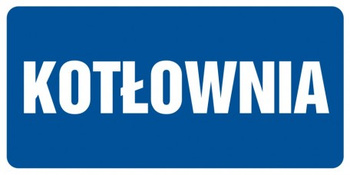 Znak Kotłownia (PB073)
