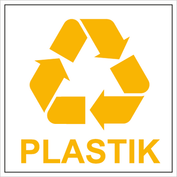 Znak plastik na Folii Samoprzylepnej (857-31)