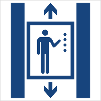 Znak winda osobowa (856)