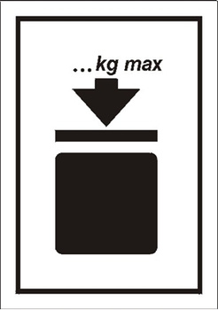 Znak ograniczenie piętrzenia na Folii Samoprzylepnej (701-19)