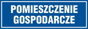Znak Pomieszczenie gospodarcze (PB051)