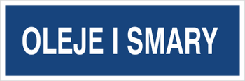 Znak oleje i smary na Folii Samoprzylepnej (801-163)