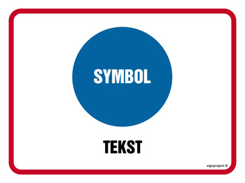 Znak na zamówienie Wzór S-219 na folii samoprzylepnej