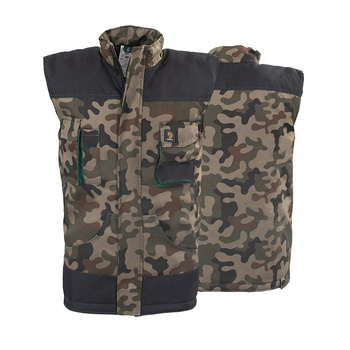 Bezrękawnik Ocieplany Proman 260 Moro Zielony