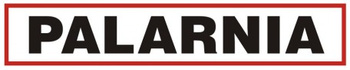 Znak Palarnia na płycie PCV (NE020)