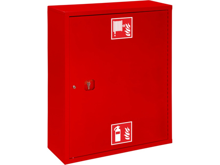 Hydrant wewnętrzny zawieszany DN33 z miejscem na gaśnicę pod spodem - BOXMET