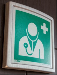 Ramka ze znakiem- Lekarz