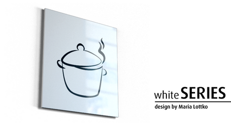 Znak Kuchnia hotspot whiteSERIES