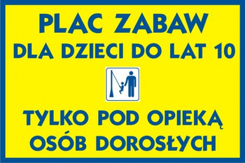 Znak Plac zabaw dla dzieci do lat 10 (PA013)