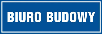 Znak Biuro budowy (PB168)