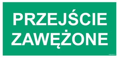Znak Przejście zawężone (AC038) Signproject