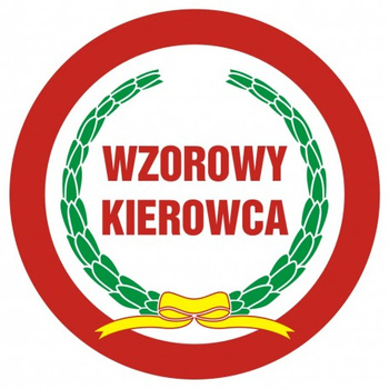 Znak Wzorowy kierowca na Folii Samoprzylepnej (SC004)