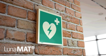 Znak Defibrylator (na sklejce)