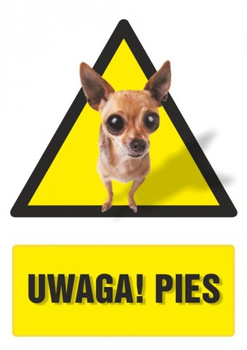 Znak Uwaga! Pies (PC200)